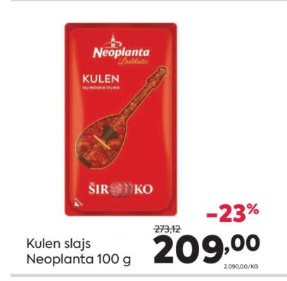 Kulen slajs Neoplanta 100 g