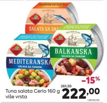 Tuna salata Cerio 160 g