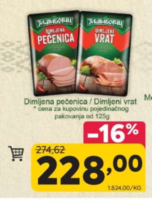 Dimljena pečenica / Dimljeni vrat