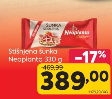 Stišnjena šunka Neoplanta 330 g