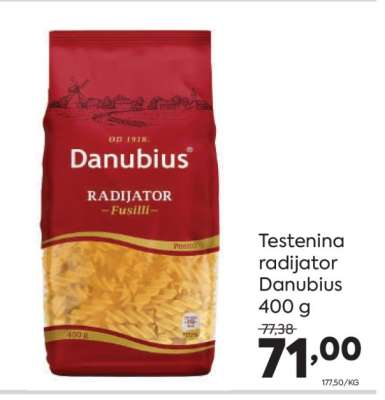 Testenina radijator Danubius 400 g