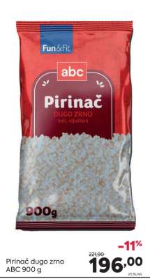 Pirinač dugo zrno ABC 900 g