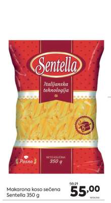 Makarona koso sečena Sentella 350 g
