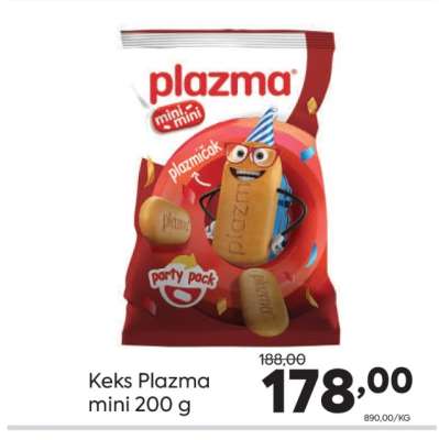 Keks Plazma mini 200 g