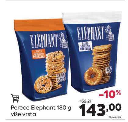 Perece Elephant 180 g više vrsta