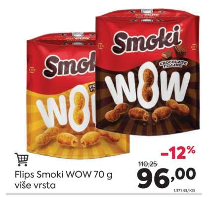 Flips Smoki WOW 70 g više vrsta