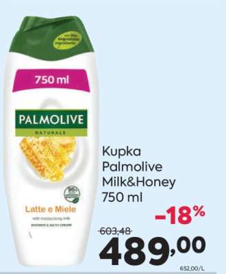 Kupka Palmolive Milk&Honey 750 ml