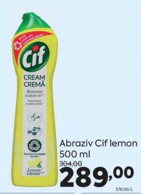 Abraziv Cif lemon 500 ml