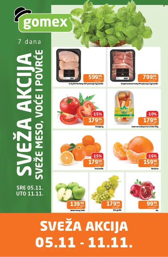 Gomex katalog - 05.11.2025 - 11.11.2025. Stranica 1