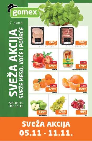 Gomex katalog - 05.11.2025 - 11.11.2025.