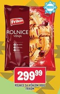 Rolnice sa višnjom 800g Frikom