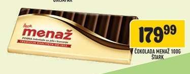 Čokolada Menaž 100g Štark