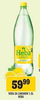 Voda sa limunom 1.5L Heba
