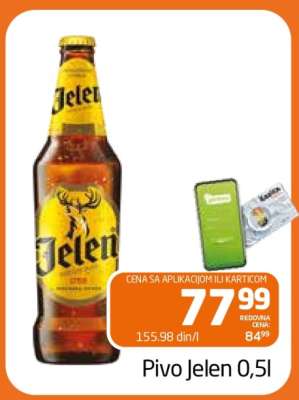Pivo Jelen 0,5l