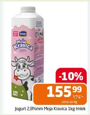 Jogurt 2,8%mm Moja Kravica 1kg Imlek