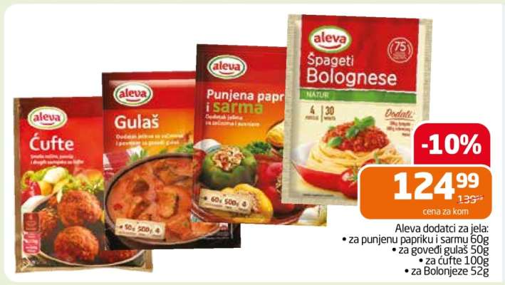 Aleva dodaci za jela