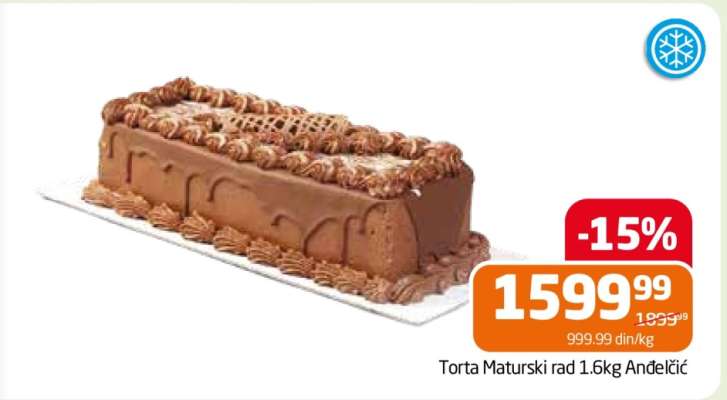 Torta Maturski rad 1.6kg Anđelić