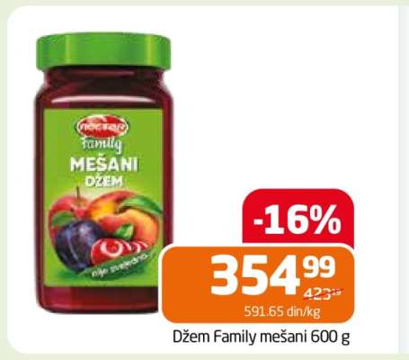 Džem Family mešani 600 g