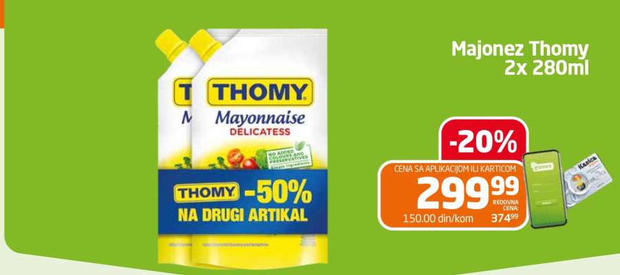 Majonez Thomy 2x280ml