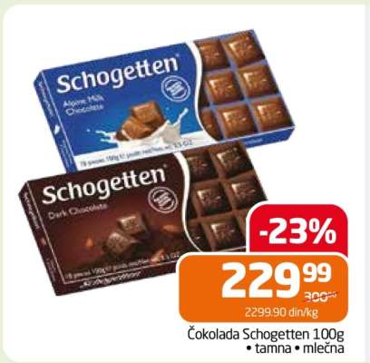 Čokolada Schogetten 100g
