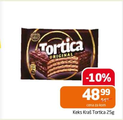 Keks Kraš Tortica 25g