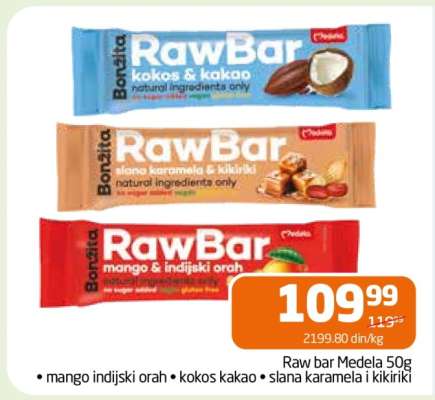 Raw bar Medela 50g