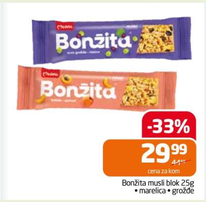 Bonžita musli blok 25g