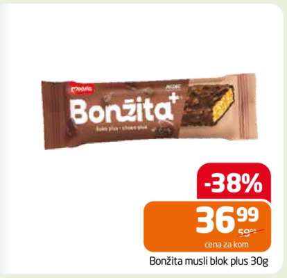 Bonžita musli blok plus 30g