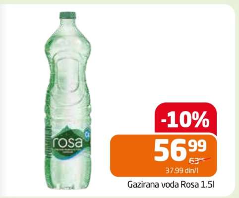 Gazirana voda Rosa 1.5l