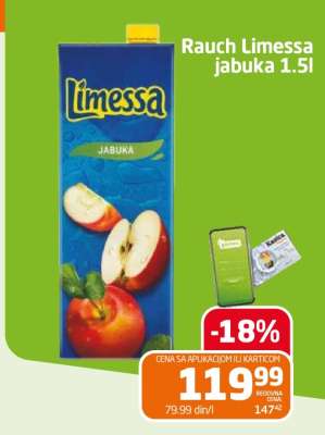 Rauch Limessa jabuka 1.5l