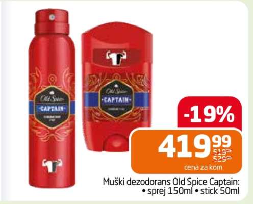 Muški dezodorans Old Spice Captain