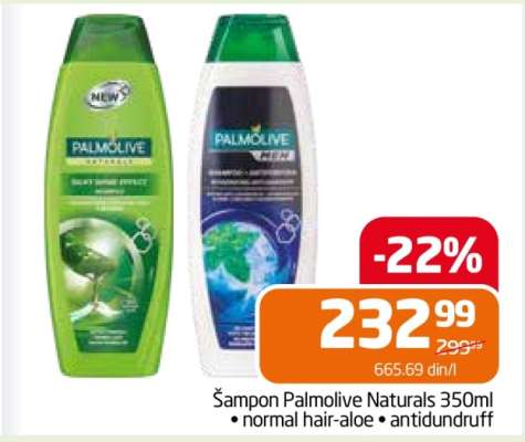 Šampon Palmolive Naturals 350ml