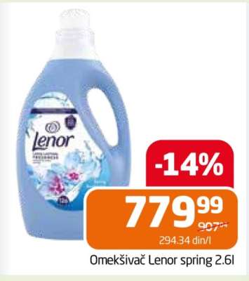 Omekšivač Lenor spring 2.6l