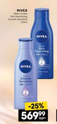 NIVEA Mleko za telo Rich Nourishing, Smooth Sensation 250ml