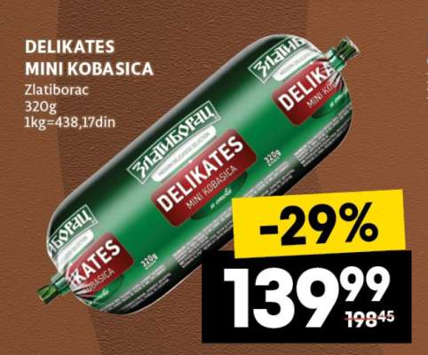 DELIKATES MINI KOBASICA
