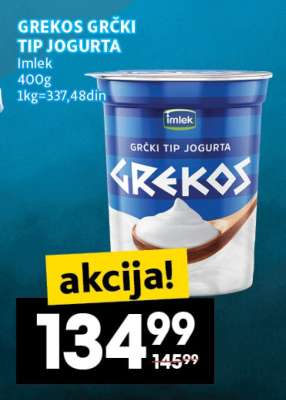 GREKOS GRČKI TIP JOGURTA