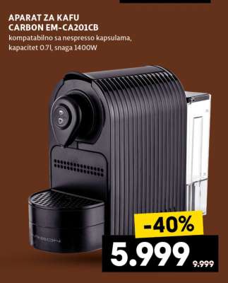 APARAT ZA KAFU CARBON EM-CA201CB