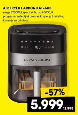 AIR FRYER CARBON KAF-60B