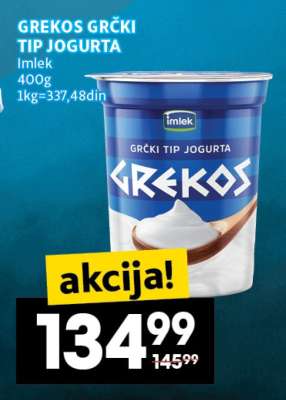 GREKOS GRČKI TIP JOGURTA