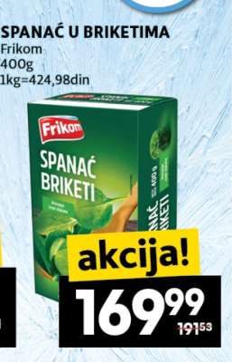 SPANAĆ U BRIKETIMA