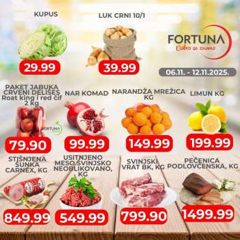 Fortuna Market katalog - 06.11.2025 - 12.11.2025.