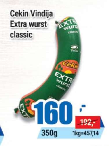 Cekin Vindija Extra wurst classic