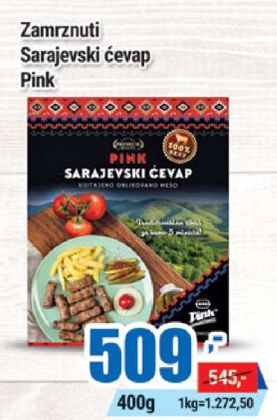 Zamrznuti Sarajevski ćevap Pink
