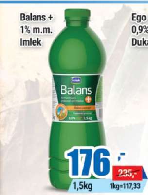 BALANS + 1 % m.m. Imlek