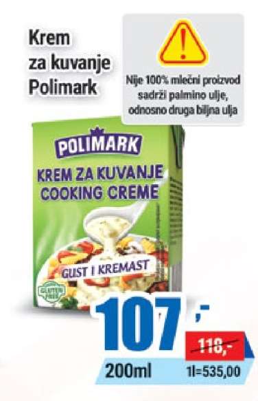 Krem za kuvanje Polimark ,