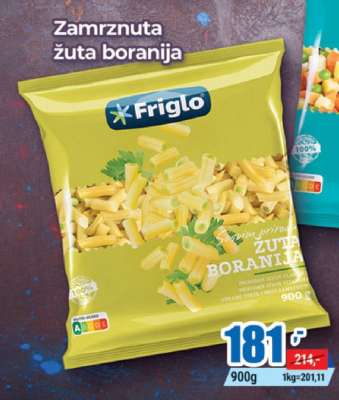 Friglo Zamrznuta žuta boranija