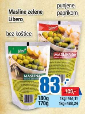 Masline zelene Libero