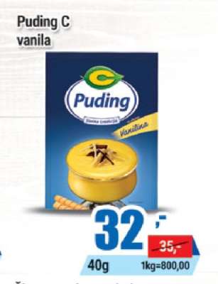 Puding C vanila