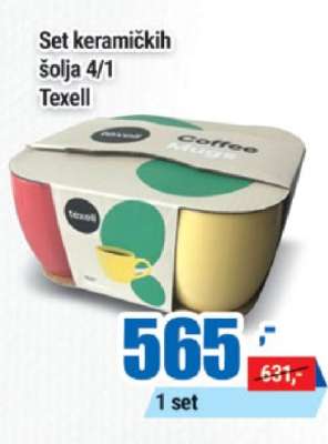 Set keramičkih šolja 4/1