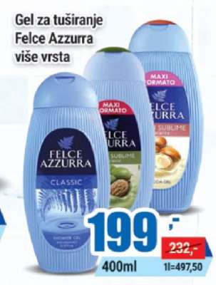Gel za tuširanje Felce Azzurra